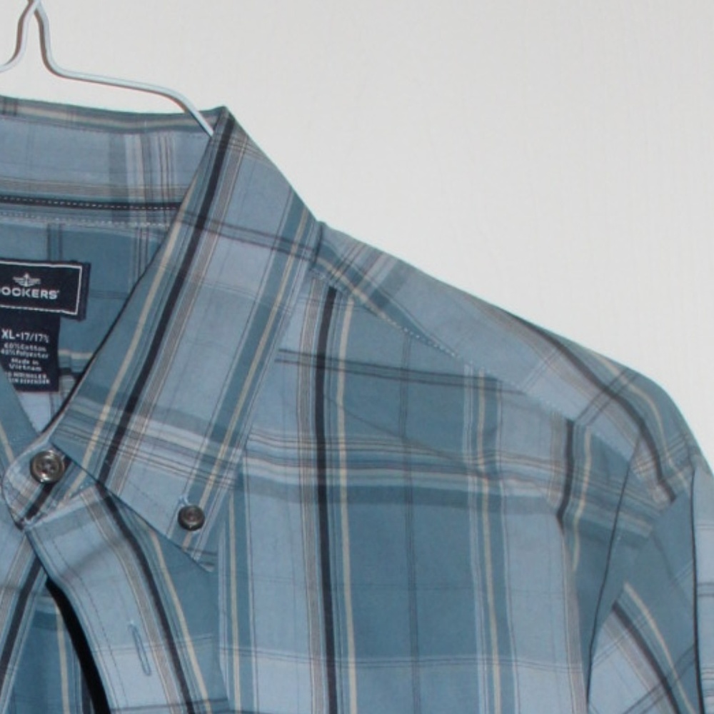Dockers XL Blue Long Sleeve Shirt